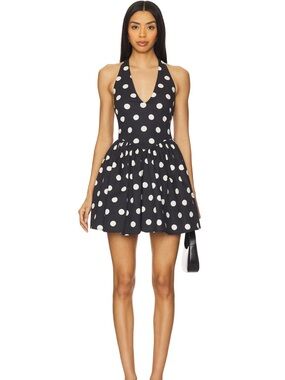 Lovers + Friends Deven Polka Dot Mini Dress ⚫️⚪️